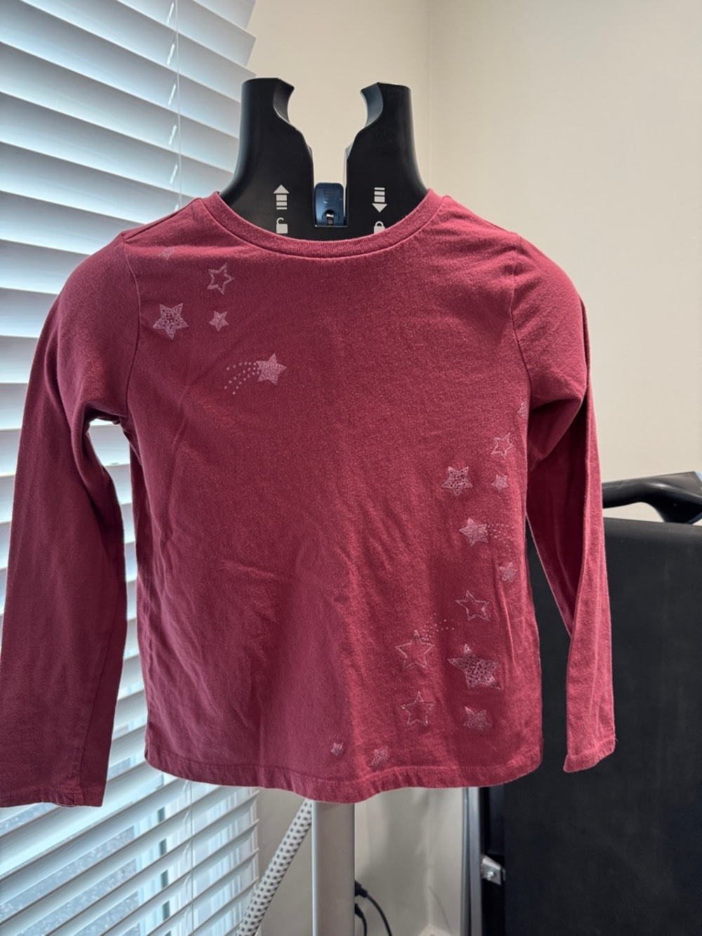 Carter's Long-Sleeve Star Tee - Maroon